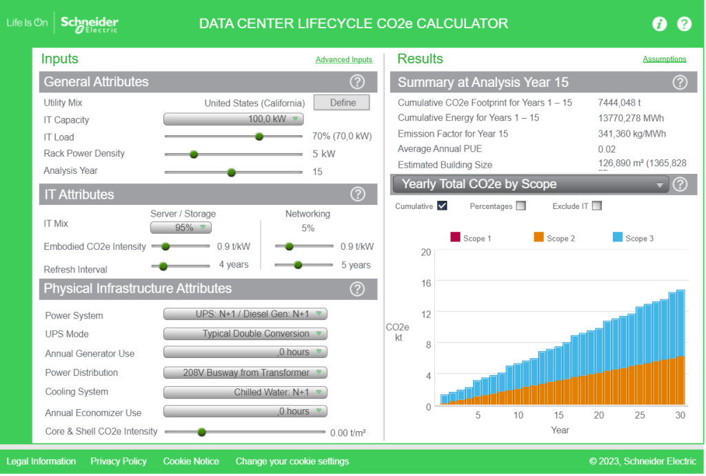 Data-Center-Lifecycle-CO2-calculator-vision