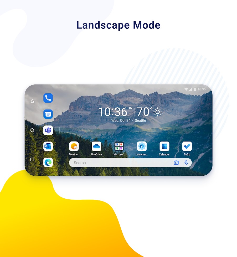 Microsoft-launcher-landscape-mode