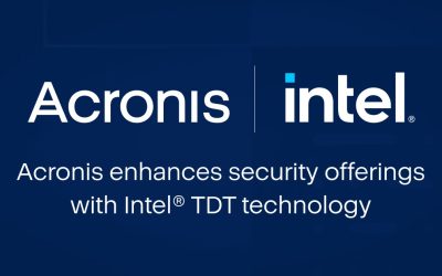 Acronis усъвършенства своите предложения за сигурност с технологията Intel TDT