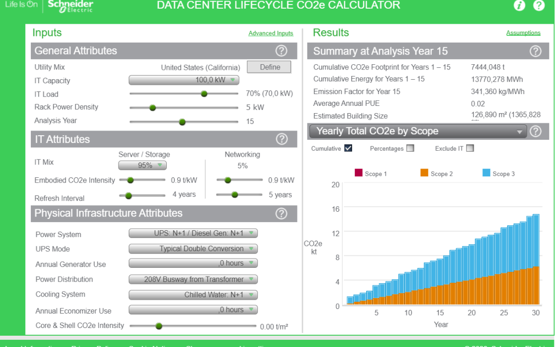 Schneider Electric представи първия в сектора безплатен въглероден калкулатор за по-добро разбиране на цялостния екологичен отпечатък на центровете за данни