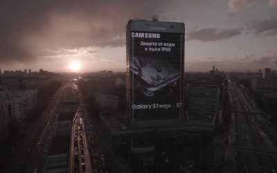 Вижте най-голямата реклама на Samsung в Европа