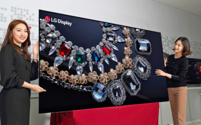 LG обяви първия в света 88 инчов OLED дисплей с 8К резолюция