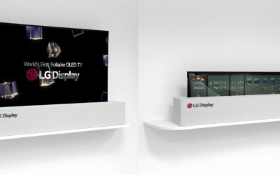 LG представи 65 инчов OLED телевизор, който се навива като лист хартия