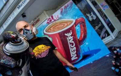 NESCAFÉ 3in1 създава ново графити пространство в сърцето на София