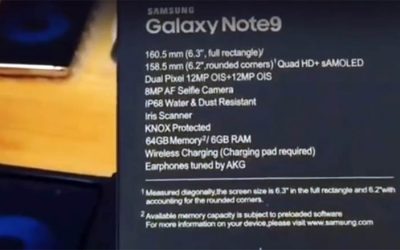 Видео: В мрежата се появи клип на бъдещия Galaxy Note 9