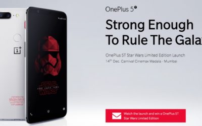 Лимитираната версия OnePlus 5T Star Wars ще дебютира в Индия