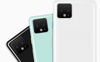 Рендер на Pixel 4 предполага бяла и ментово зелена версия