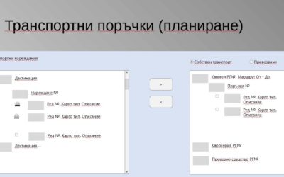 Независим екип създаде модул за транспортна логистика към ERP системата EnterpriseOne