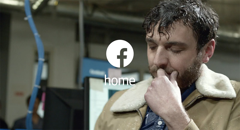 Facebook с нова вирусна реклама на Home