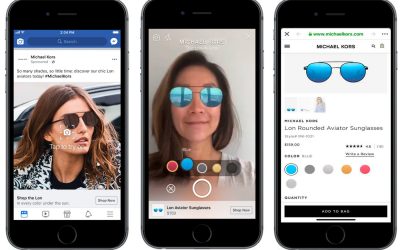 Facebook тества AR реклами