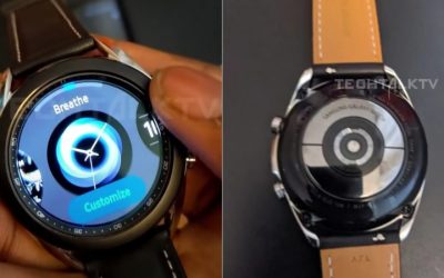 Видео показва въртящата се рамка на Galaxy Watch 3 в действие