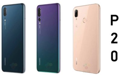 Нов рендер показва Huawei P20 в различни цветове