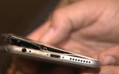 iPhone 6 експлоадира след инцидент с колело