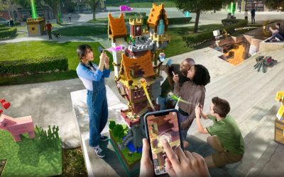 Microsoft представи новата мобилна игра с добавена реалност Minecraft Earth