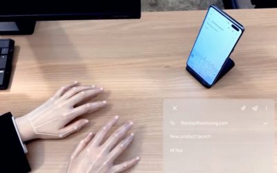 Samsung създаде невидима клавиатура за телефони, задвижвана от AI