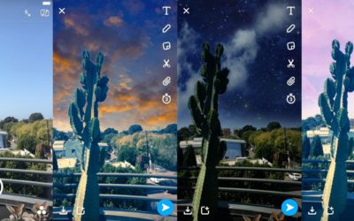 Най-новата функция на Snapchat за добавена реалност ще ви позволи да изрисувате небето с нови филтри
