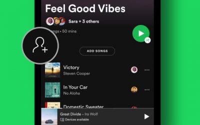 Spotify улеснява добавянето на хора към съвместни плейлисти